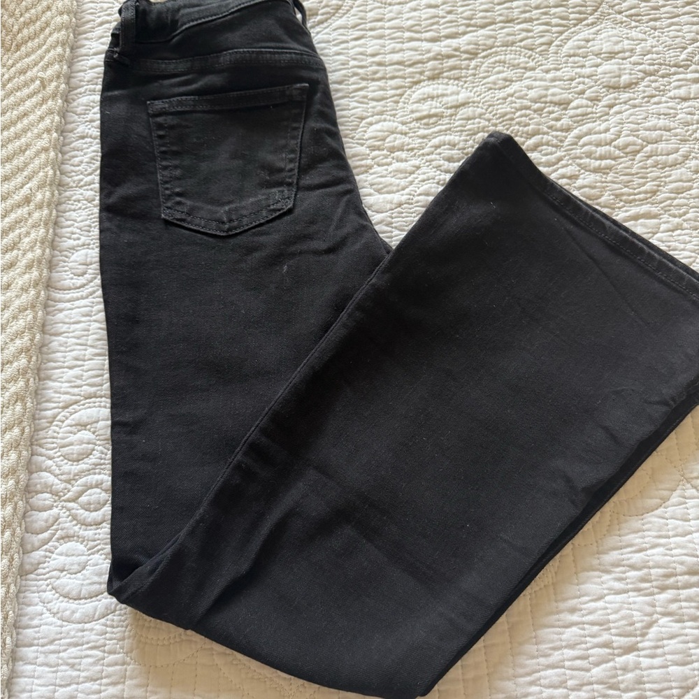 GAP kids Black 70s flare Jeans